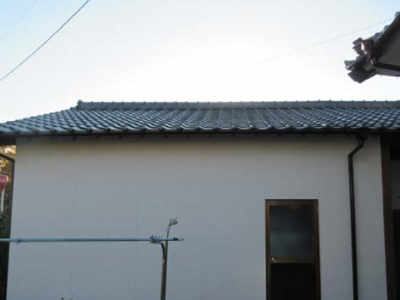 倉庫東面 外壁・屋根