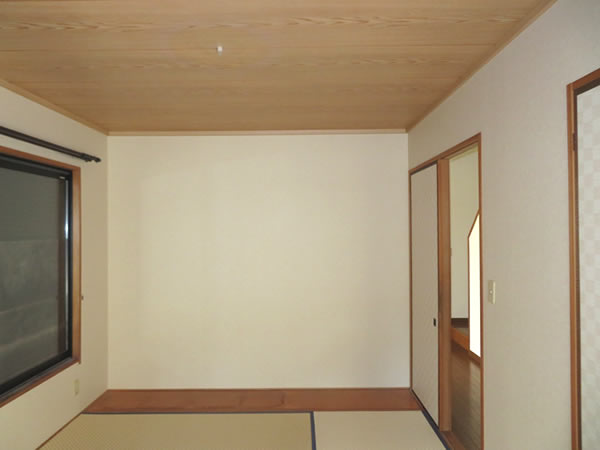 1F和室 壁クロス・襖・畳表張替え 完了（After）