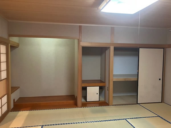 和室クロス・襖 張替え、畳表替え 前状況（Before）