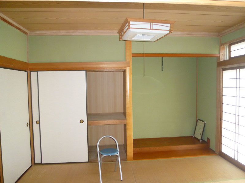 1階和室・床の間・押入 改装前状況（Before）